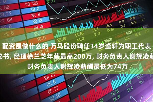配资是做什么的 万马股份聘任34岁逄轩为职工代表董事及董事会秘书, 经理徐兰芝年薪最高200万, 财务负责人谢辉凌薪酬最低为74万