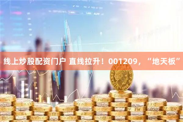 线上炒股配资门户 直线拉升！001209，“地天板”