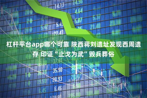杠杆平台app哪个可靠 陕西蒋刘遗址发现西周遗存 印证“止戈为武”毁兵葬俗
